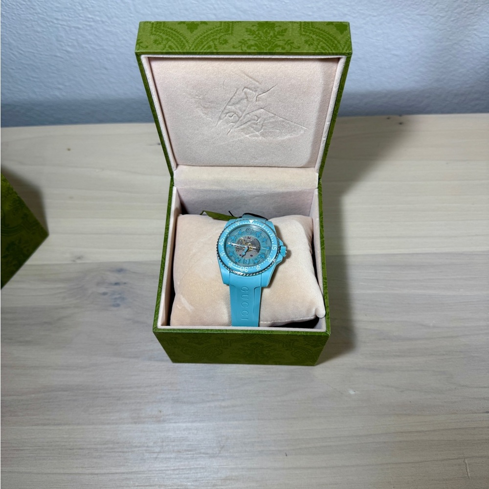 Turquoise Watch in Green Box